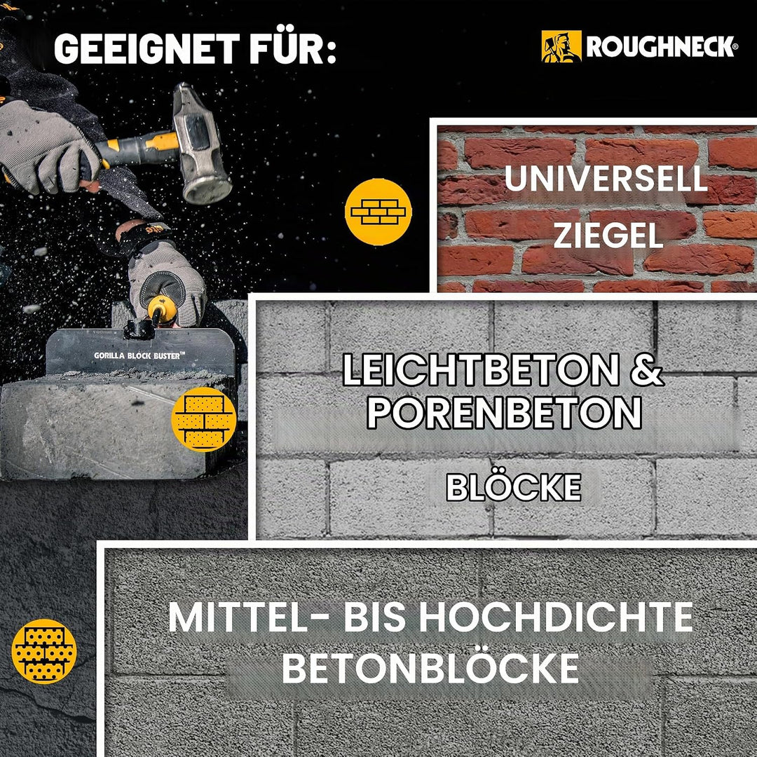 Roughneck 31-900 Werkzeug Gorilla Block Buster Bolster 1 230 mm, 1 230 mm