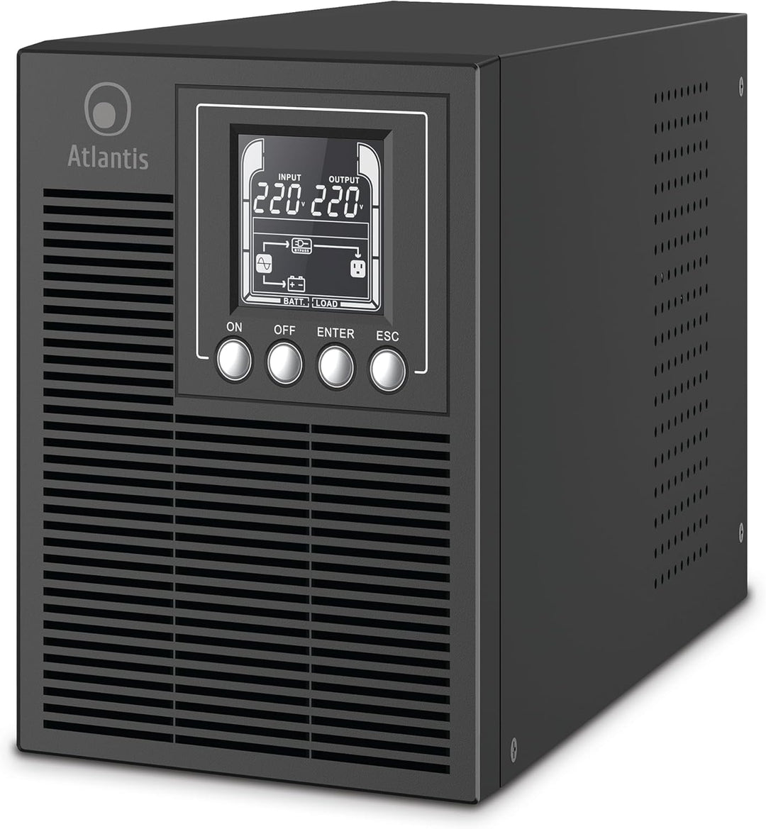Atlantis A03-OP1002XLN UPS OnLine 88% Leiser unterbrechungsfreie Stromversorgung Server Doppelwandle