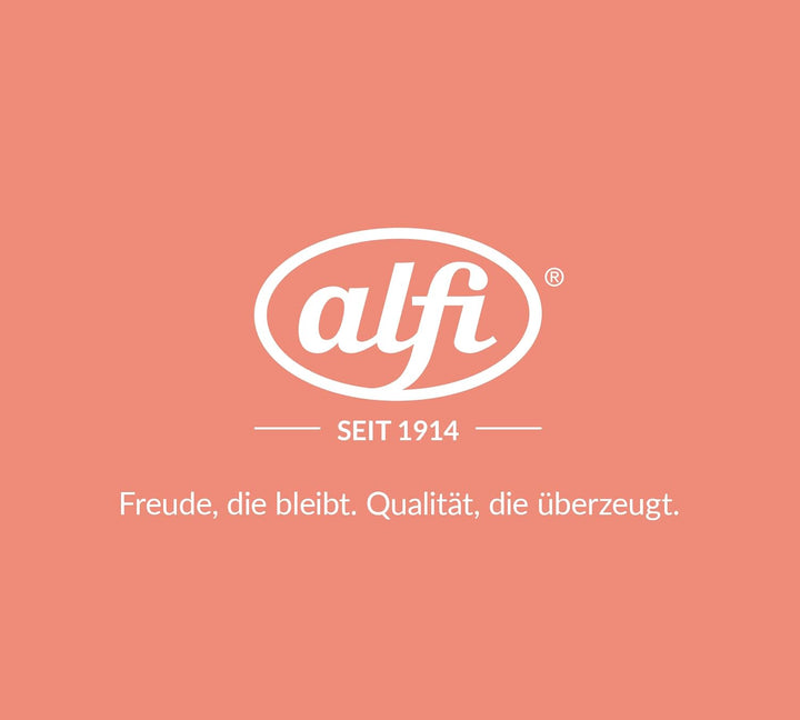 alfi SKYLINE 1,0l, deep apricot, Edelstahl-Isolierkanne mit hygienischem Hartglaseinsatz, Drehversch