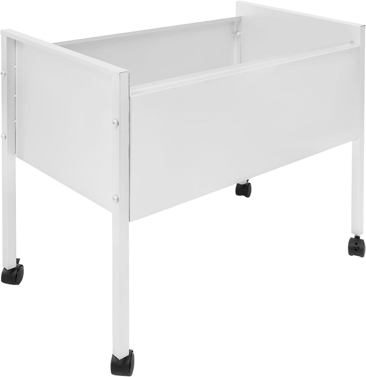 Hängemappenwagen, Rollbarer Aktenschrank mit Universalrollen Aktenordner Büroschrank für Büros Konfe