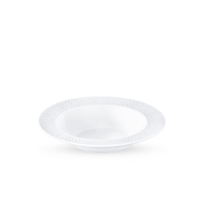 Wilmax | Teller - 6 Stück | Ø 22,5cm | Weisser Suppenteller aus Porzellan | Speiseteller | Spülmasch