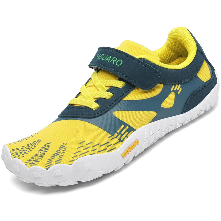 Saguaro Trailschuhe für Kinder, Mädchen, Sportschuhe, atmungsaktiv, rutschfest 24 EU Gelb, 24 EU Gel