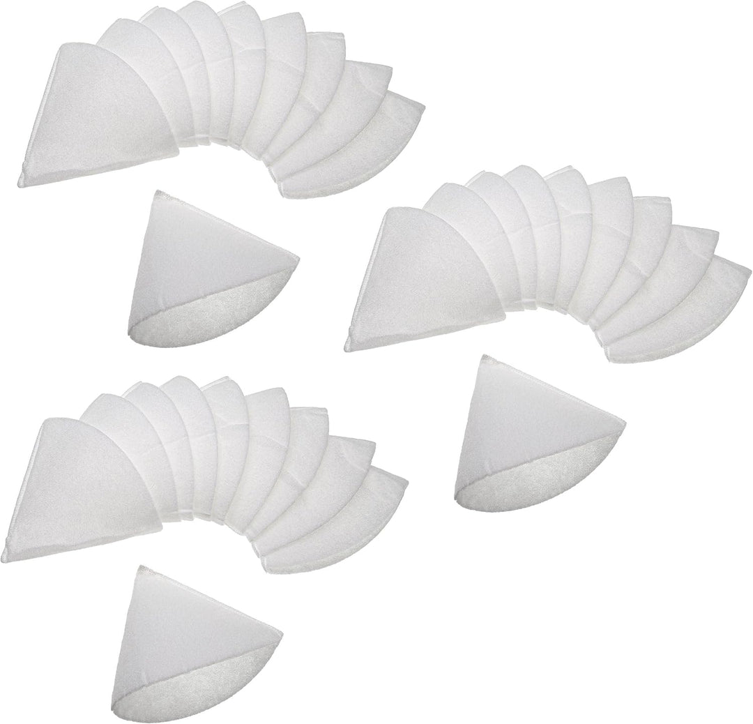 vhbw 30x Kegelfilter kompatibel mit Buderus FAV 125 Lüftungsanlage - Abluftfilter G4, DN 125 Weiss