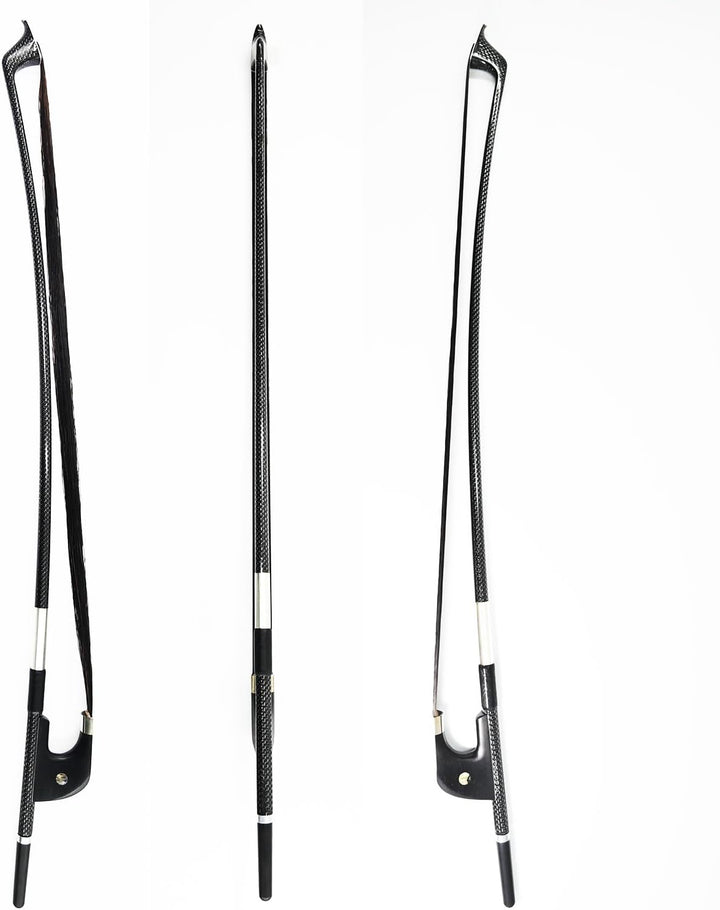 VINGOBOW 200BGB Bassbogen aus geflochtener Karbonfaser in 4/4-Grösse, 76 cm, für professionelle Spie