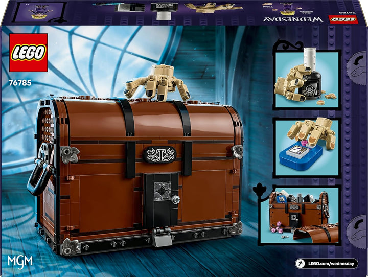 LEGO Wednesday - Die Wohnung des Eiskalten Händchens - Spielzeug zum Bauen mit Enid Minifigur, Händc