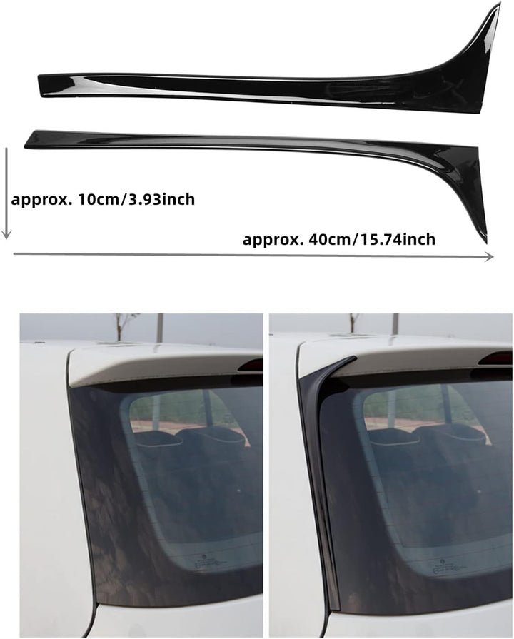 Auto-Heckspoiler-Seitenheckflügel-Aufkleber Heckspoilerlippe oder Dachspoiler-Aufkleberleiste mit Ko