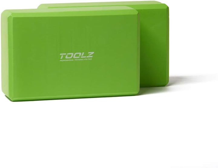 TOOLZ Yoga Block – Yogablock Set zur Unterstützung von einfachen & komplexen Yogaübungen – 2 Yoga-Kl