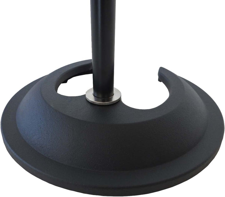 keepdrum MS096 Mikrofonständer gerade + Kugelgelenk Stativ-Adapter 1/4" zu 3/8"
