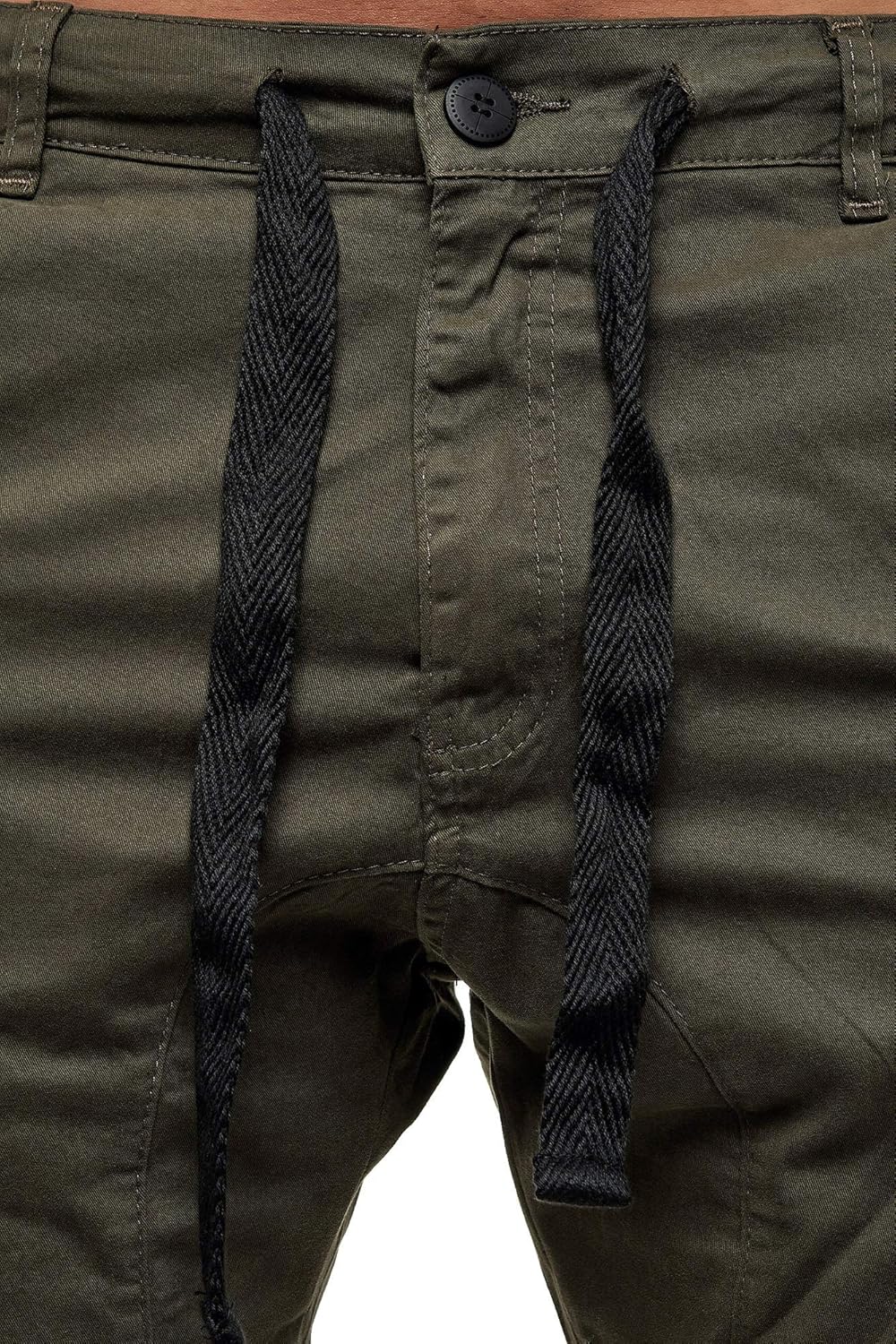 Tazzio Cargohose Herren Cargo Hose Jogger Chino Regular Fit Jeans 18525 29 Khaki, 29 Khaki