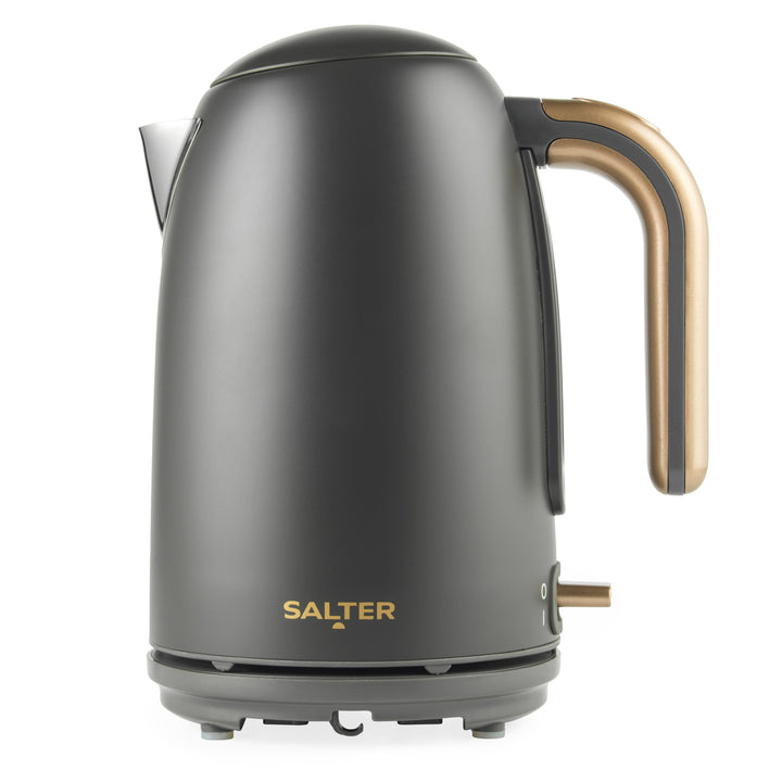 Salter Pebble Wasserkocher – 1,7 L Teekessel, Abnehmbarer Kalkfilter, Wasserstandsanzeige, 360° Schw