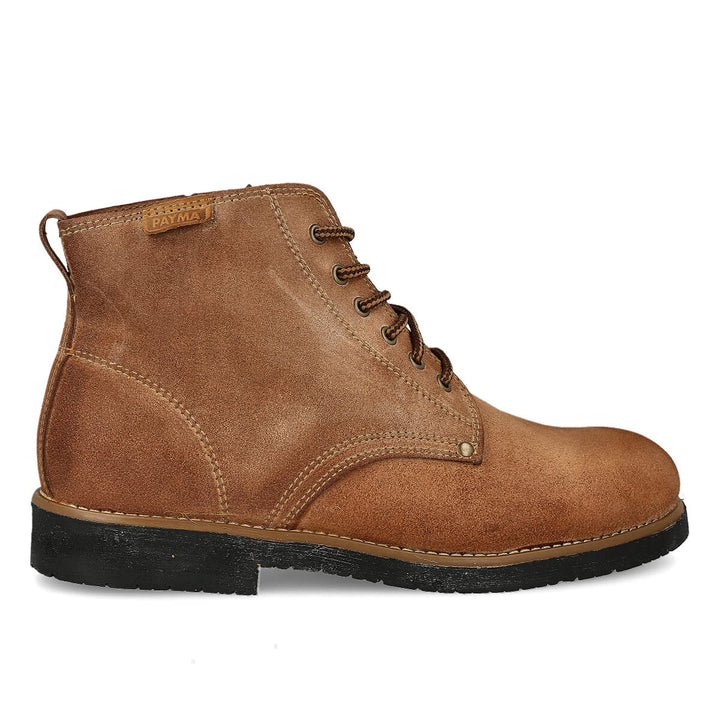 PAYMA - Rustikale Chukka Leder Stiefel für Herren. Safari Boot Schuhe Casual Work Outdoor und Garte