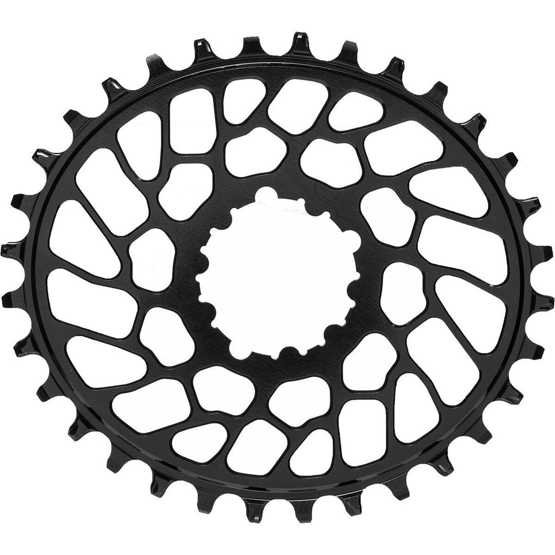 ABSOLUTE BLACK SRAM Ovales Kettenblatt mit Direktmontage. Schwarz 32T, Schwarz 32T