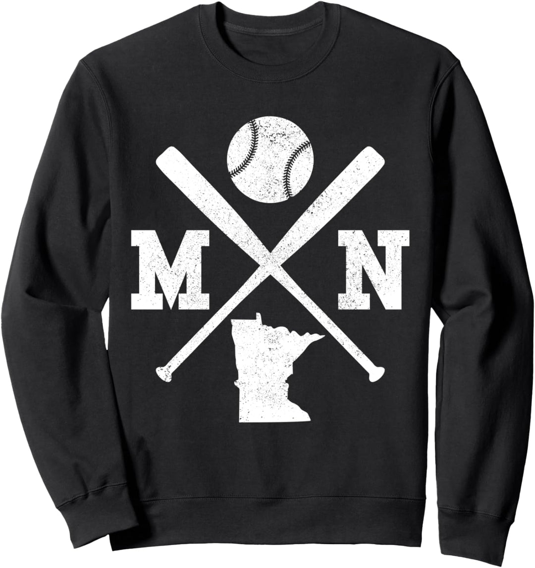 MN USA State - Baseballspieler Minnesota Sweatshirt