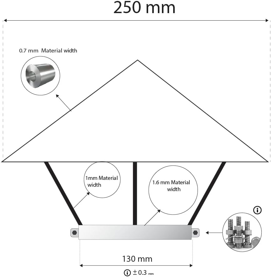 AURIMARA Schornsteinabdeckung Rauchrohr Ofenrohr Regenhaube, Schornsteinaufsatz, Verstellbar Kaminau