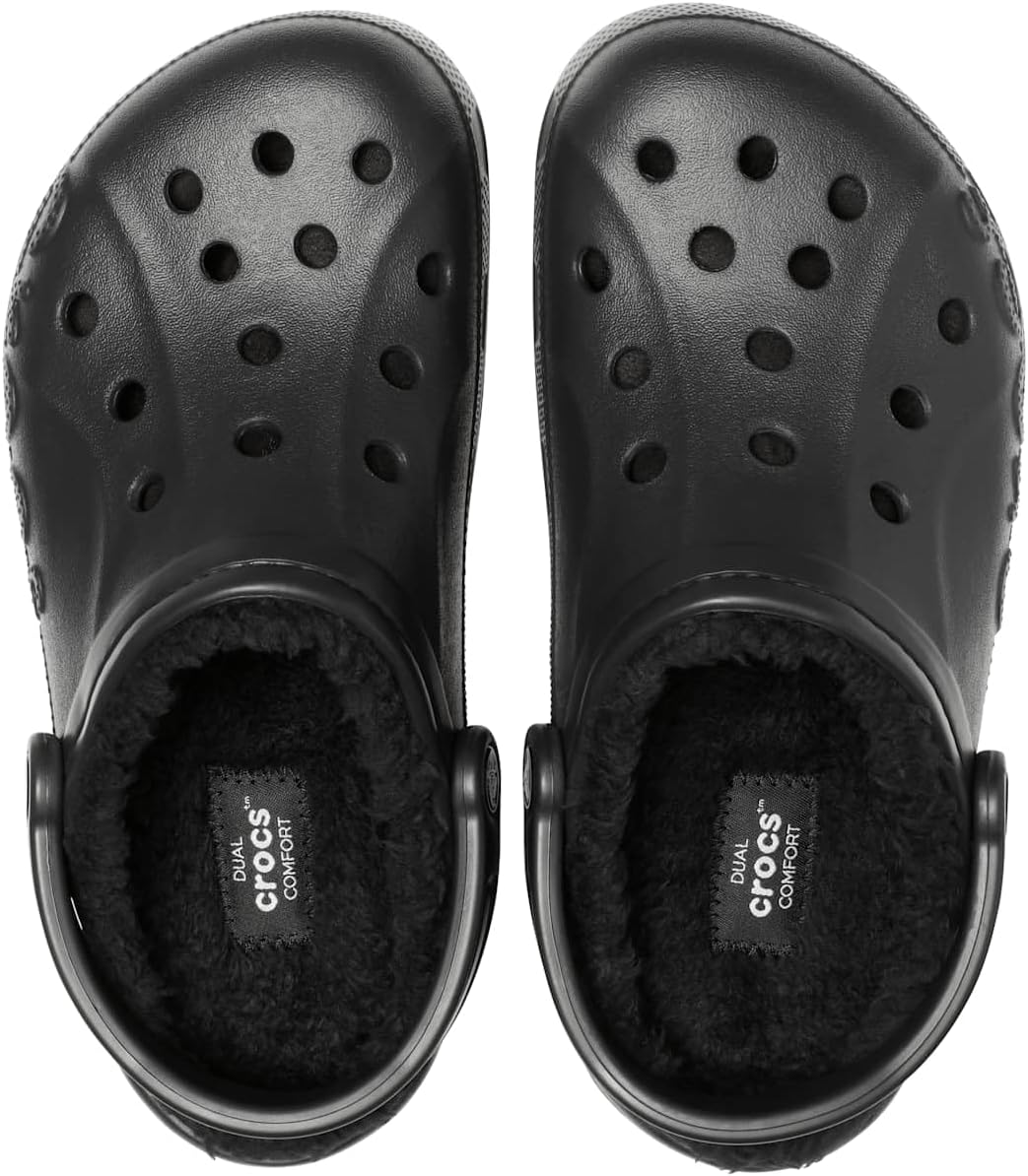 Crocs Unisex Baya Lined Clog 36/37 EU Schwarz, 36/37 EU Schwarz
