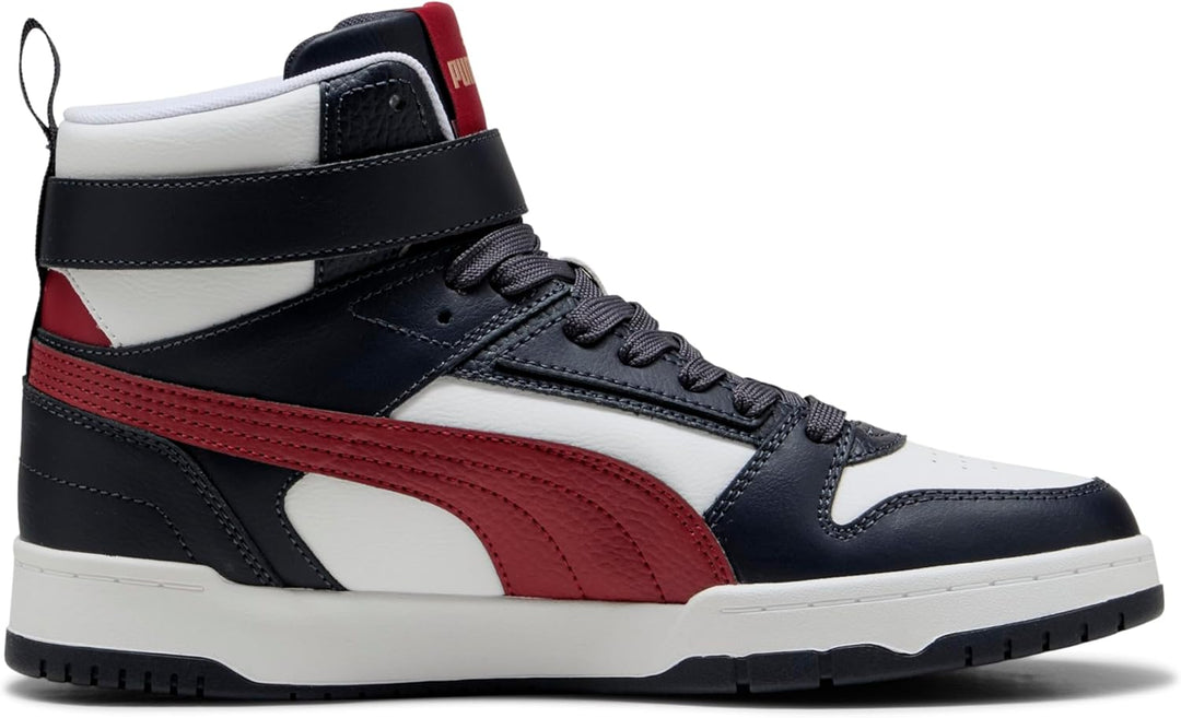 PUMA Unisex Rbd Game Sneaker 42 EU New Navy Dark Crimson Puma White, 42 EU New Navy Dark Crimson Pum