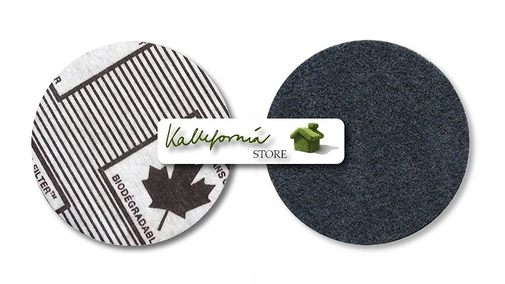 Kallefornia Filter-Set K800 für Moulinex Friteuse T-41 T-42 T-43 Fritteuse 3 Fettfilter 3 Kohlefilte