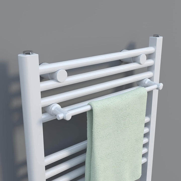WITEN&NOCK Handtuchstange gerade für Design-Badheizkörper Ovalrohren Handtuchhalter Heizungszubehör