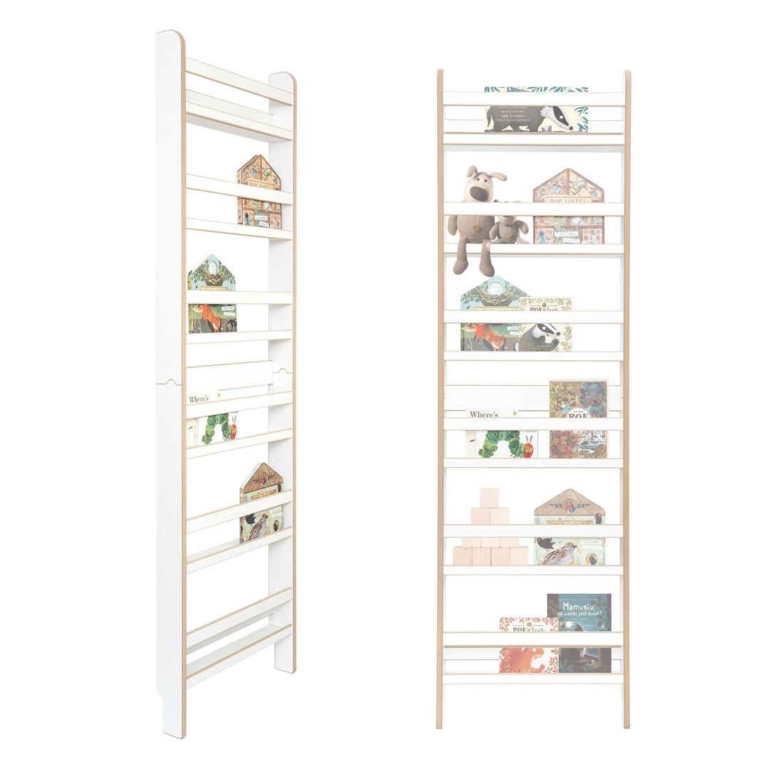MAMOI® Kinderbücherregal aus Holzwerkstoff – Bücherkiste, Kinderbücherregal, Bücherregal für Kinderz