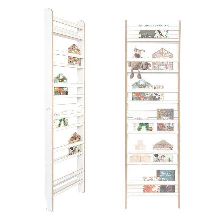 MAMOI® Kinderbücherregal aus Holzwerkstoff – Bücherkiste, Kinderbücherregal, Bücherregal für Kinderz