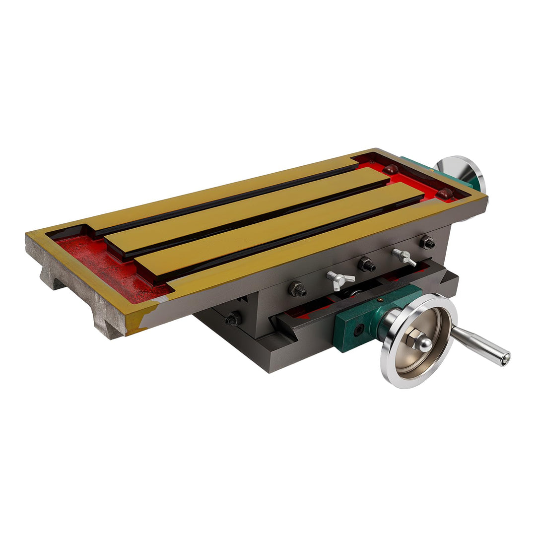 2-Achsen XY FräSmaschine, 270x125mm Mini Metalldrehmaschine BohrstäNder Multifunktion Kreuztisch Frä