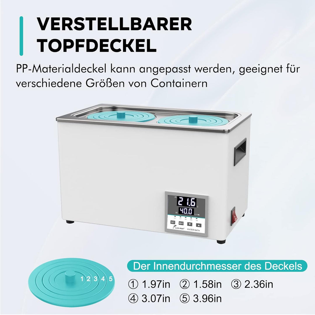 LABFISH Digitales Labor Wasserbad Water Bath 6L Capacity kommerzieller laborwasserbad Heating Device