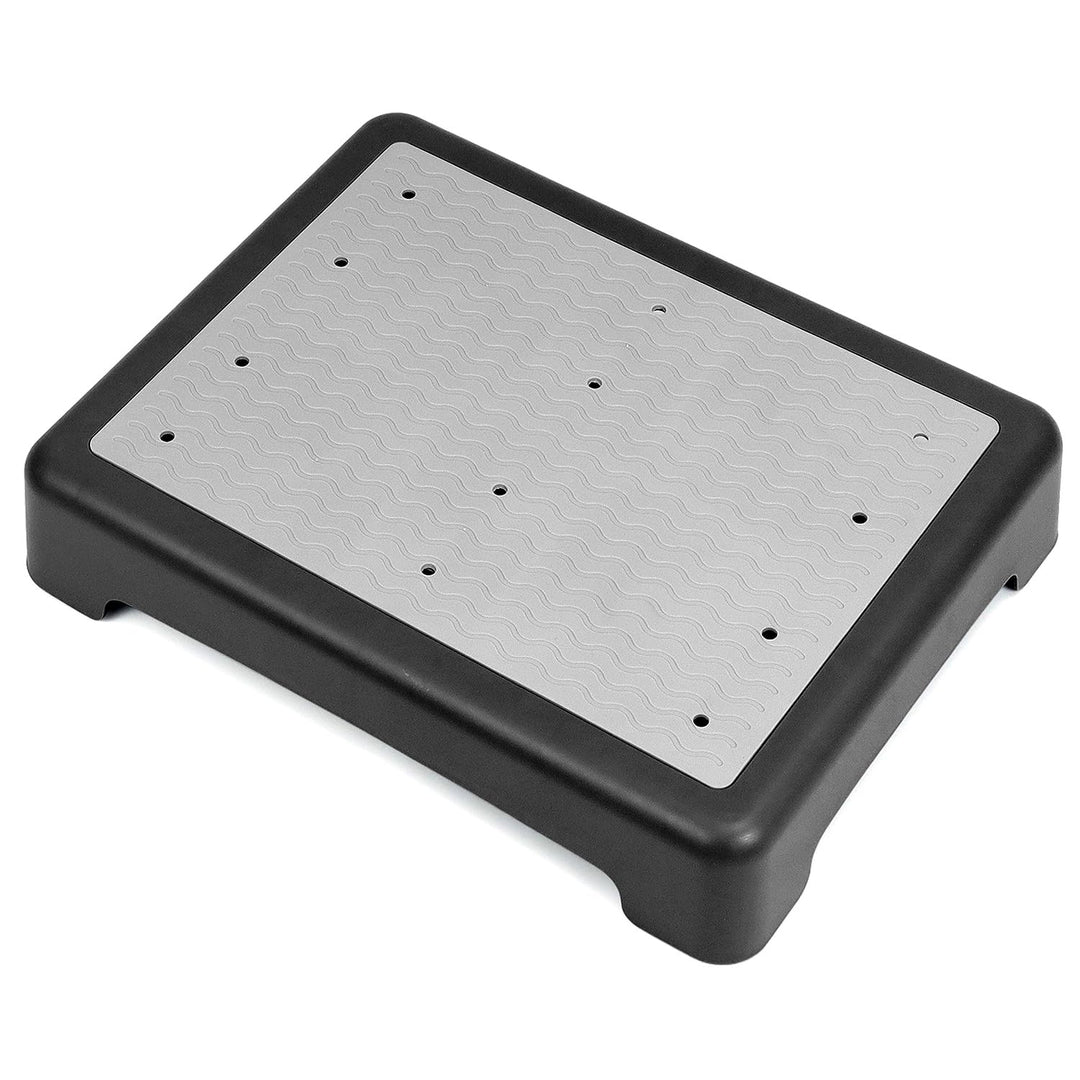 QWORK® rutschfest Halbstufe 9cm - Tragbare Steighilfe & Einstiegshilfe Tritthocker bis 220 kg Belast