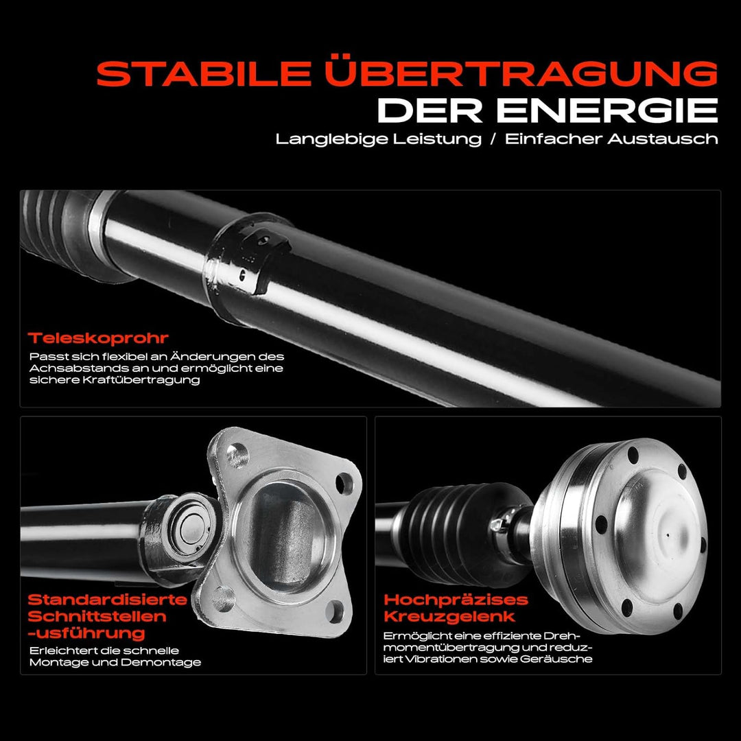 Frankberg Kardanwelle Gelenkwelle Kompatibel mit COMMANDER XH XK 3.7L-5.6L 2005-2010 GRAND CHEROKEE