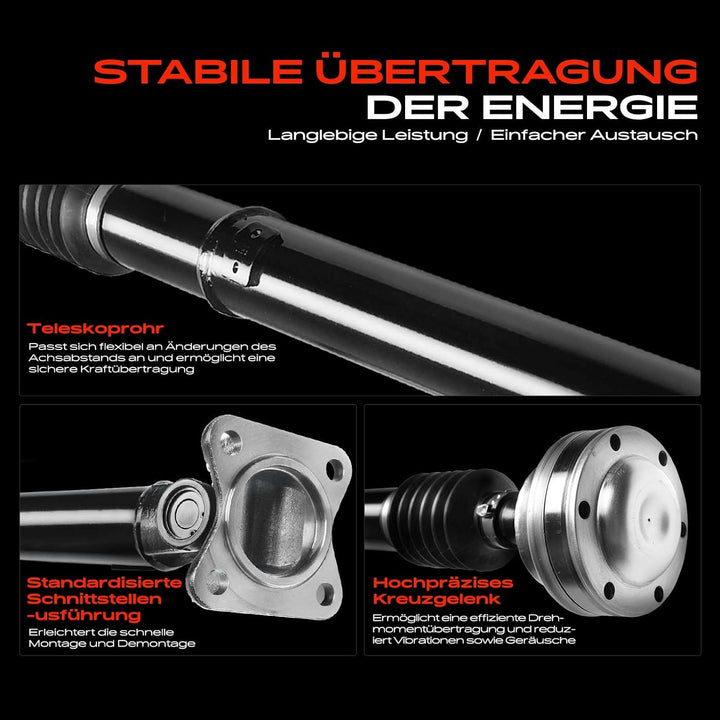 Frankberg Kardanwelle Gelenkwelle Kompatibel mit COMMANDER XH XK 3.7L-5.6L 2005-2010 GRAND CHEROKEE