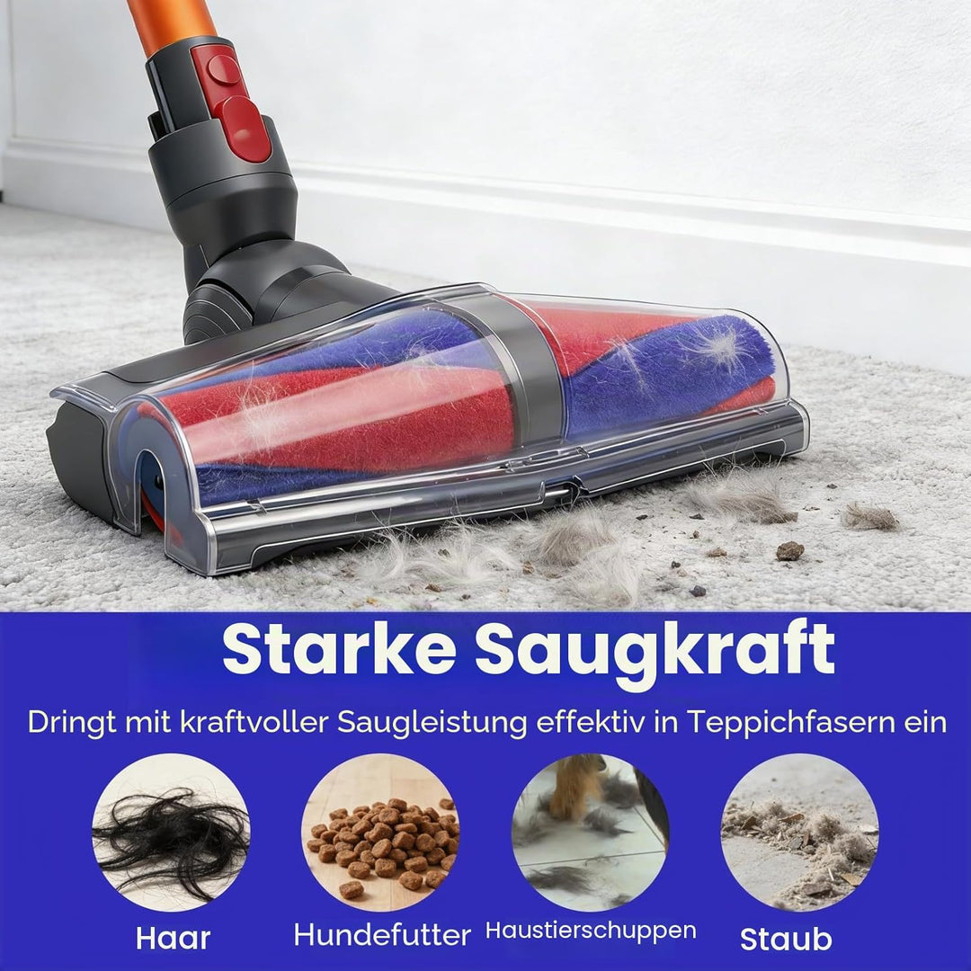 Bürste Soft-Walzenkopf kompatibel für Dyson V7 V8 V10 V11 V15 SV10 SV11 SV12 SV14 Akku-Staubsauger,