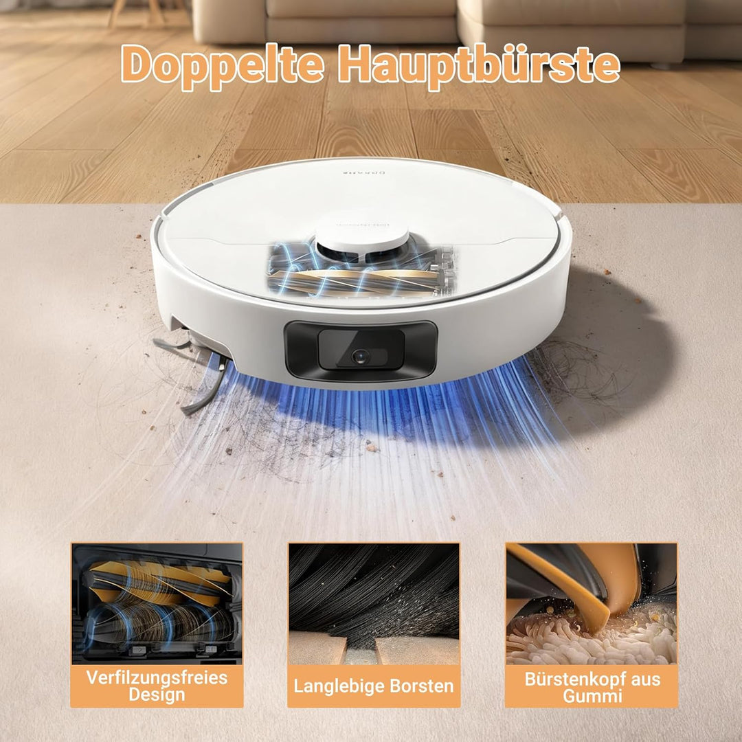 Bpbdzz 23 Stück Zubehörset für Dreame D20 Pro Plus Saugroboter, Ersatzteile mit 1Paar Hauptbürste, 4