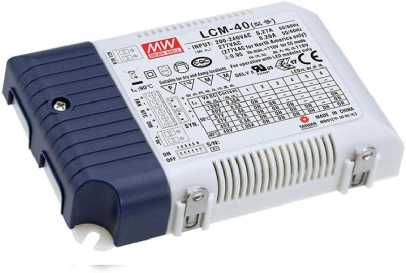 LED Netzteil dimmbar 0-10V / PWM ; MeanWell, LCM-40 ; Konstantstrom, LCM-40