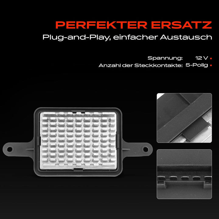 Frankberg Gebläseregler Vorwiderstand Steuergerät Kompatibel mit DS5 1.6L 2.0L 2011-2015 3008 MPV 0U