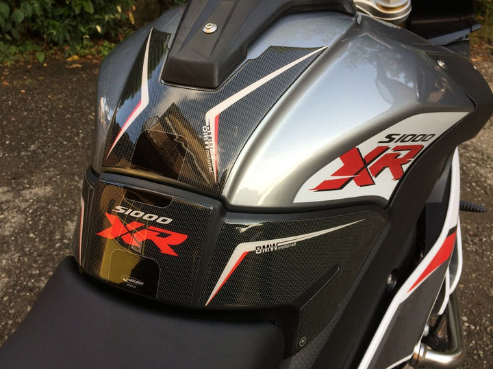 labelbike - 3D Motorrad Tankpad Aufkleber Set, Tankschutz, kompatibel mit BMW S1000XR 2015–2019 Tank