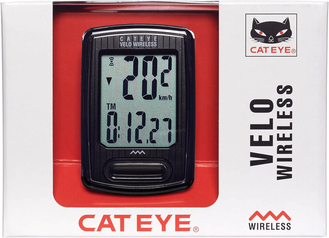 CATEYE Velo Wireless CC-VT230W Fahrradcomputer Does not apply Schwarz, Does not apply Schwarz