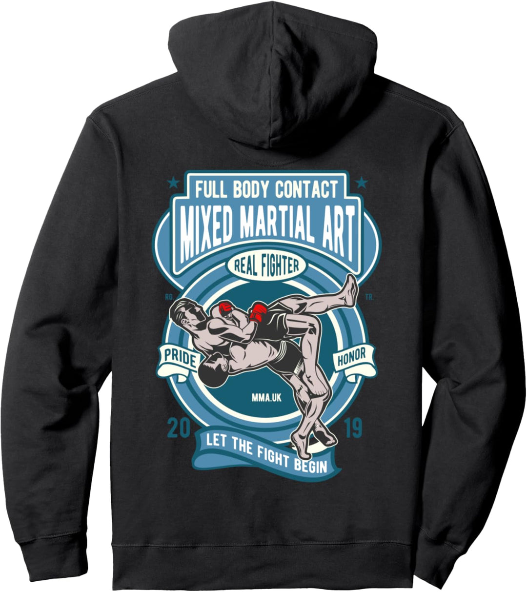 MMA Mixed Martial Art Real Fighter Pullover Hoodie