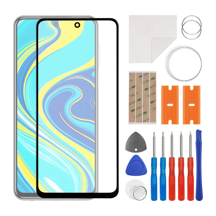 swark Display Glas Frontglas Reparatur Set kompatibel mit Redmi Note 9S M2003J6A1G & Redmi Note 9 Pr