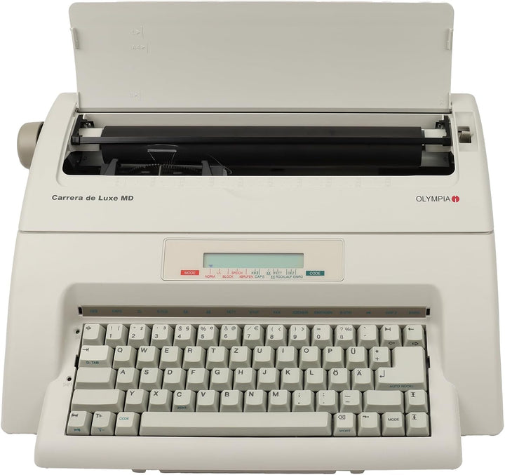 Olympia - Schreibmaschine Olympia Carrera de Luxe MD - Elektronische Schreibmaschine mit Korrektursp