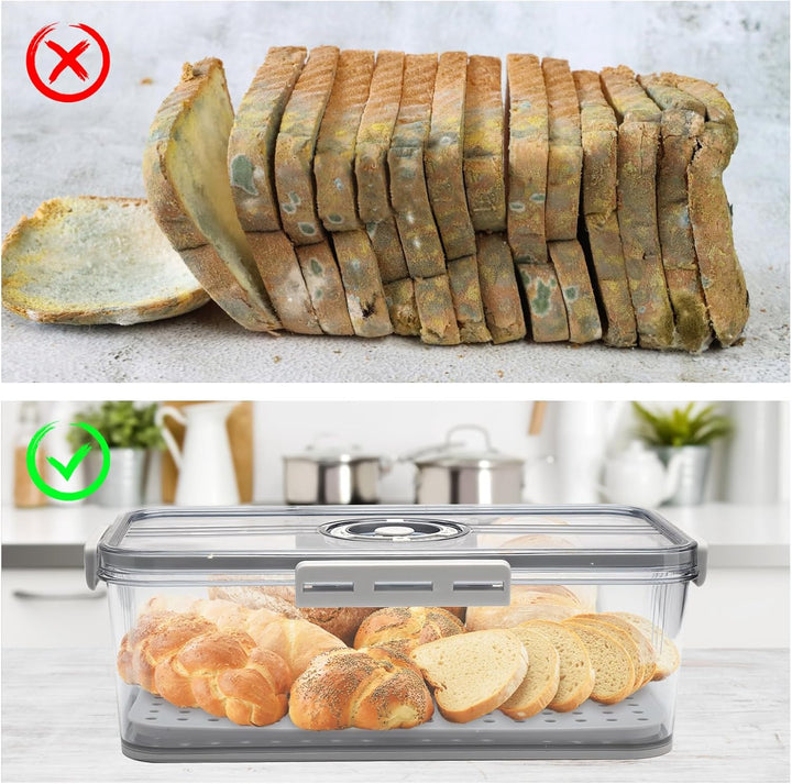 Brotkasten, Timing Brotkasten Brotbox Plastic Storage Bins With Lids Storage Basket Bread Boxes Kitc