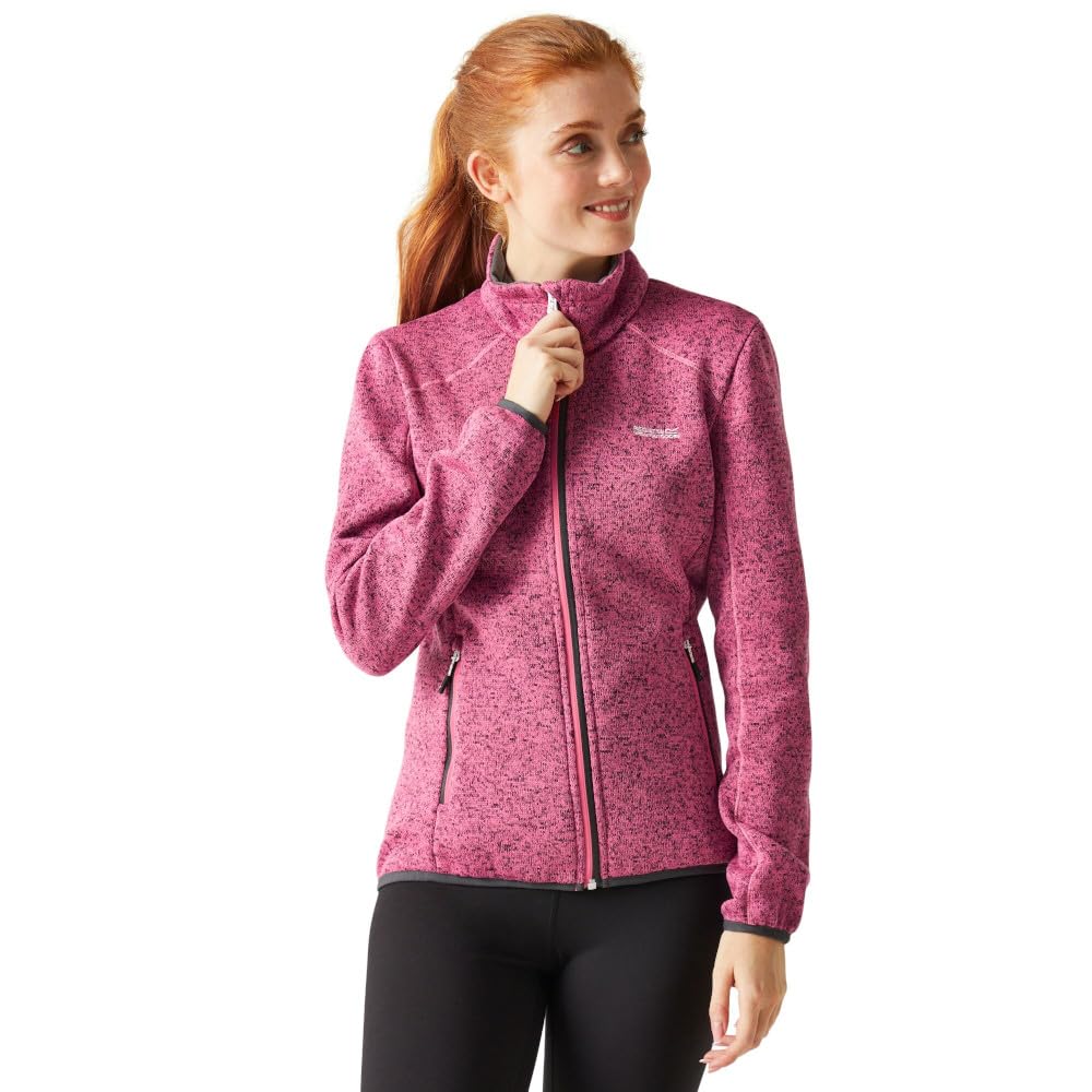 Regatta Newhill Damen-Fleecejacke, atmungsaktiv, durchgehender Reissverschluss 16 Flamingo Pink (Sea