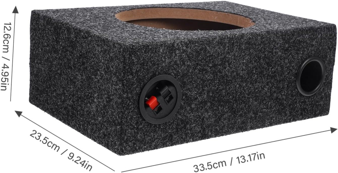 BESTOYARD 8-Zoll Subwoofer Kasten für Single Cab Autos Versiegeltes Gehäuse mit Teppichboden für Ver