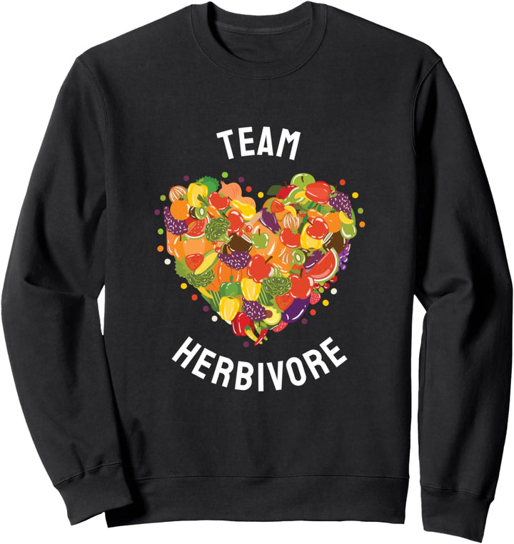 Team Herbivore Pflanzenfresser Sweatshirt