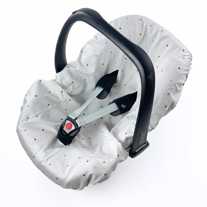 Sommerbezug Babyschale Bezug Universal, 100% antibakterielle Baumwolle mit Silberionen, Schonbezug B