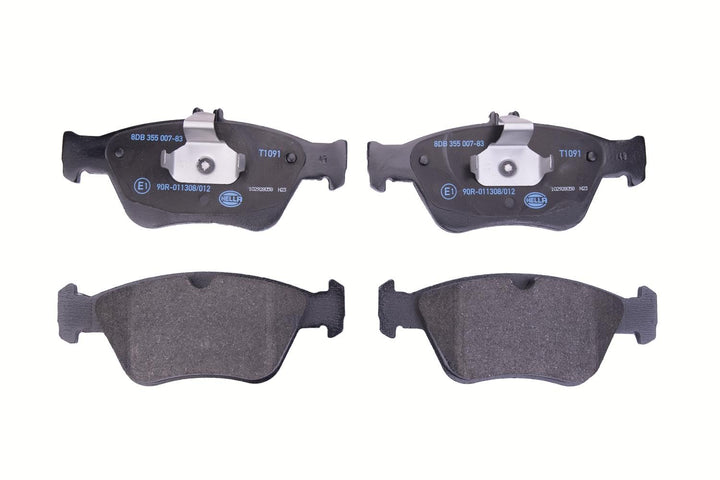 HELLA PAGID 8DB 355 007-831 Bremsbelagsatz - T1091 - Dicke/Stärke: 19.8mm - Bremssystem: Teves - für