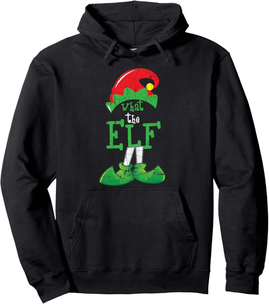 Was der Elf lustige Weihnachtsfamilie passendes Geschenk Pullover Hoodie
