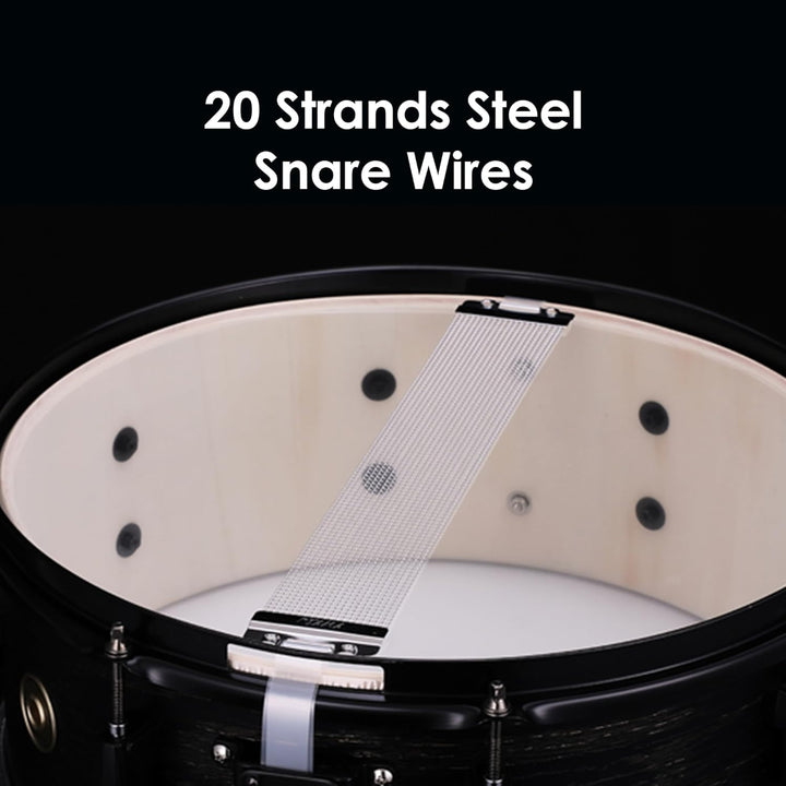 Tama WP148BK-BOW Woodwork Series - Snare Drum - 8" x 14" - Black Oak Wood