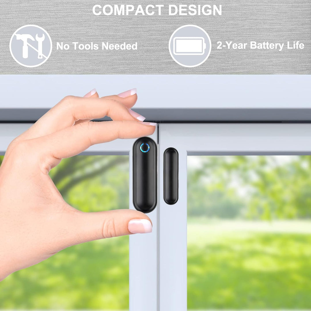 Tür Fenster Sensor klingel, Funkklingel 900ft Reichweite 58 Klingeltöne, Haushaltsalarme, Home Secur