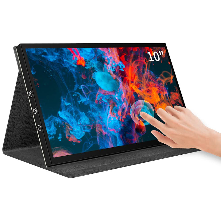 10 Zoll IPS Touchscreen für Raspberry Pi, 1024 × 600 HDMI Monitor, Tragbarer Raspberry pi Display mi
