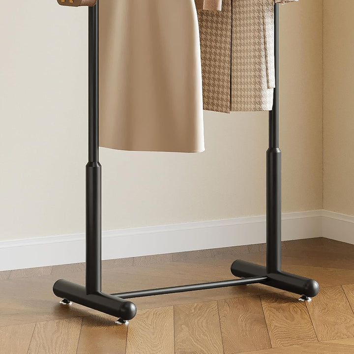 Schwerlast-Kleiderständer aus Metall – Bogenförmige platzsparende Garderobe für Kleidung & Accessoir