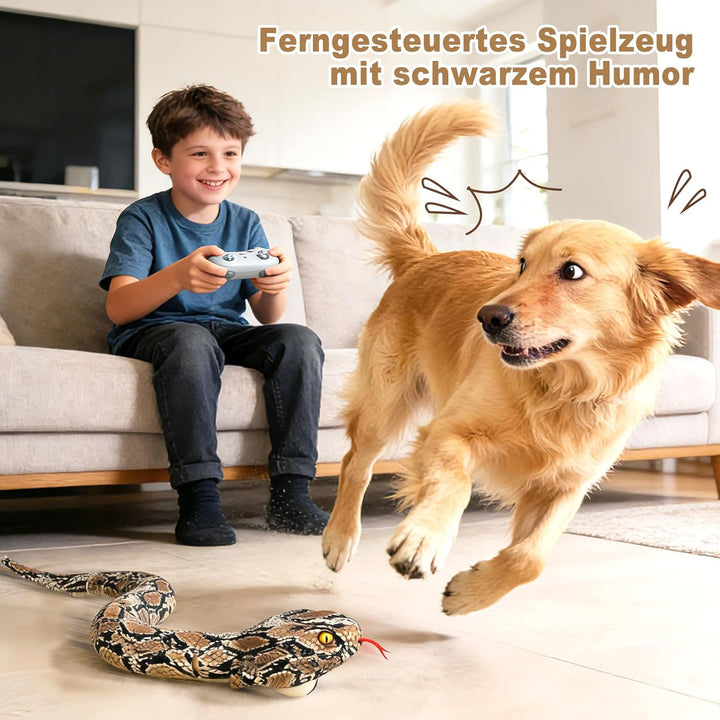 Ferngesteuerte Schlange, 64cm RC Ferngesteuert Pythonschlange, Schlange Spielzeug Elektrisch Land un